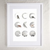 Moon Phase - Lunar Art Print