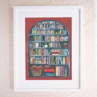 Book Nook - Book Lover Bibliophile Art Print