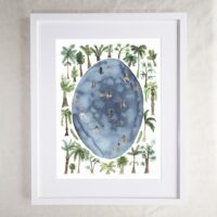 Swim Wild - Outdoor Summer Swimming Art Print