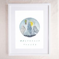 Adventure Awaits - Exploration Art Print