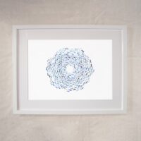 Infinity Shoal II - School of Fish Art Print (Available in A3+)