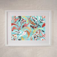 Koi - Colourful Fish Print