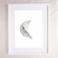 Moon Wolf - Lunar Art Print