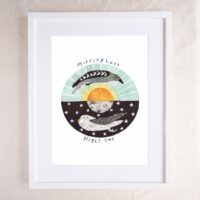 Morning Lark, Night Owl - Day/Night Art Print