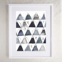 Ski Mountain - Winter Sports Art Print