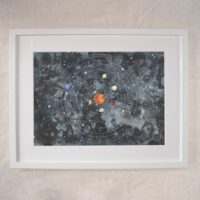 Solar System - Celestial Space Art Print
