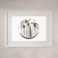 Treetop Roundscape - Treehouse Homes Art Print