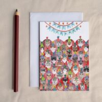 Cat Birthday - Feline Party Geetings Card