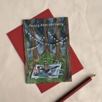 Happy Anniversary - Romantic Greetings Card