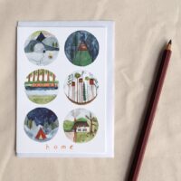 Home - Homes from around the World Greetings Card