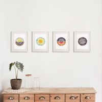 Seasonal Celebration Art Print Collection - Full collection of Solstice Equinox Prints 10% off!