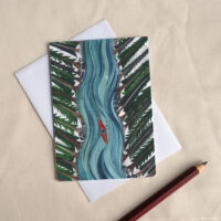 Kayak - Outdoor Adventure Greetings Card