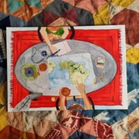 Adventure Planning - Original Watercolour Painting