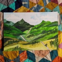 Ride Free - A4 Original Watercolour Painting