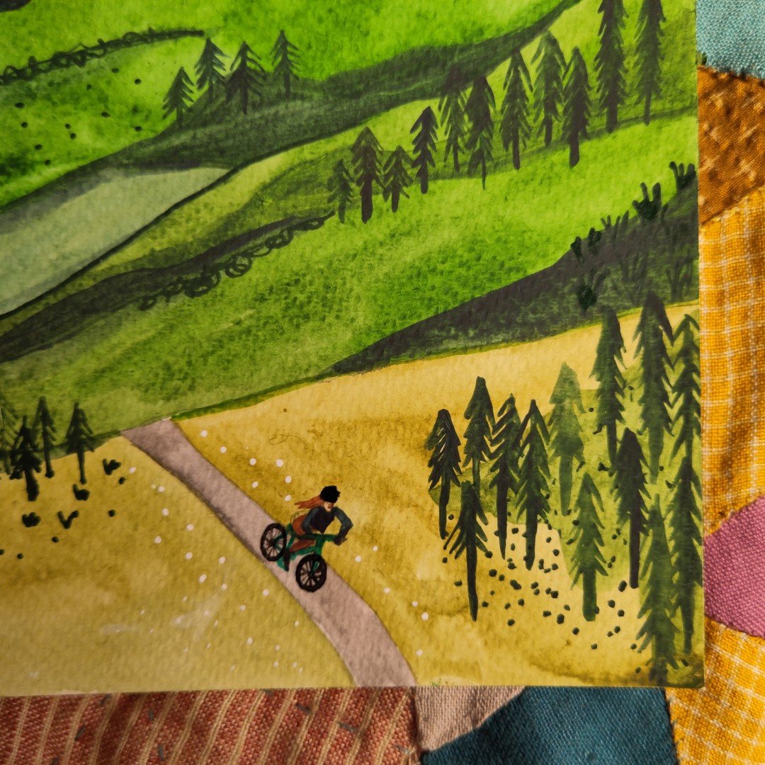 Ride Free - A4 Original Watercolour Painting - Image 3