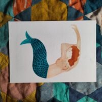 Merbabe - A5 Original Watercolour Painting