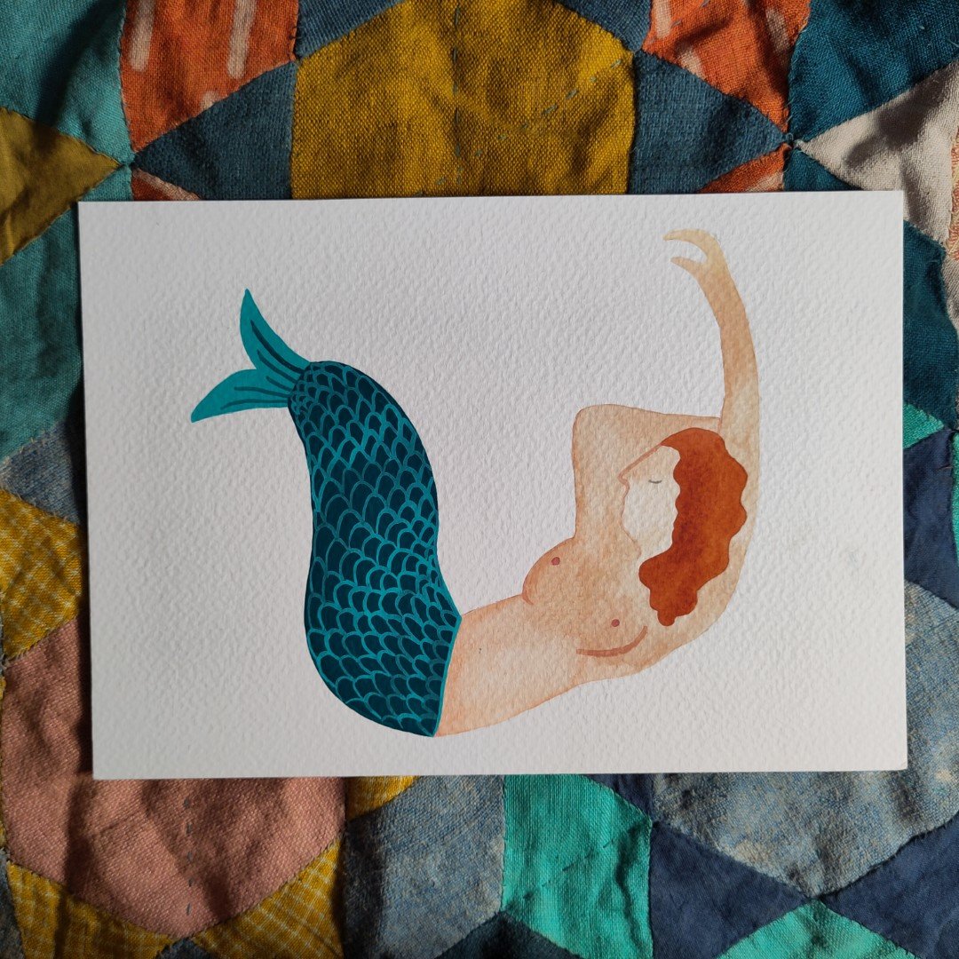Merbabe - A5 Original Watercolour Painting