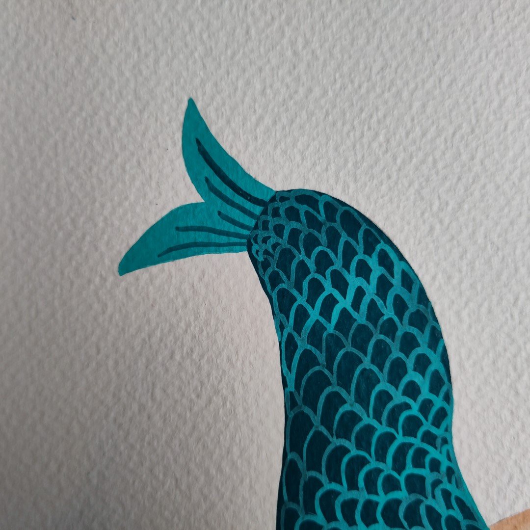Merbabe - A5 Original Watercolour Painting - Image 3