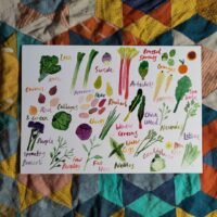 Fruit & Veg 04 - A4 Original Watercolour Painting