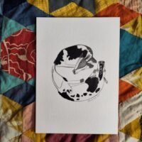 Cows - A5 Original Watercolour Painting