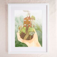 Homemaker - Cosy Family Home Art Print